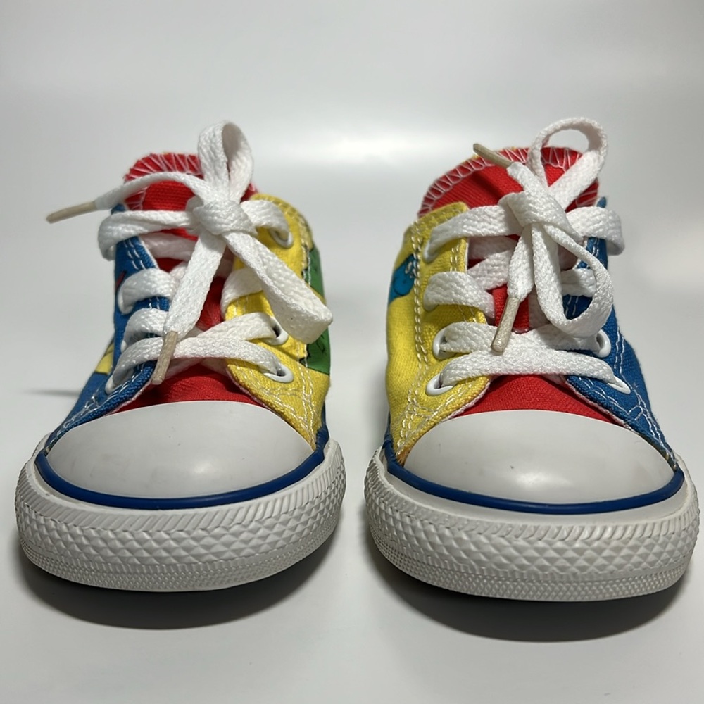 Infant Dr Seuss Converse Sneakers one fish two fish red fish blue fish Size 6 - Picture 3 of 10